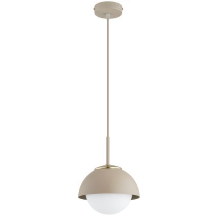 Brilagi - Hanglamp aan kabel COSMO 1xE27/60W/230V Ø 18 cm beige/goud
