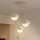 Brilagi - Hanglamp aan kabel COSMO 3xE27/60W/230V beige/goud