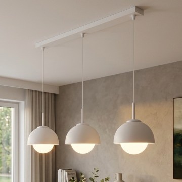 BRILAGI - Hanglamp aan kabel COSMO 3xE27/60W/230V wit/goud