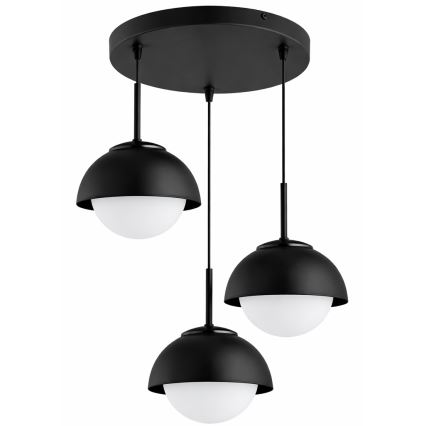BRILAGI - Hanglamp aan kabel COSMO 3xE27/60W/230V zwart