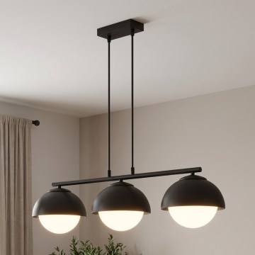 BRILAGI - Hanglamp aan kabel COSMO 3xE27/60W/230V zwart