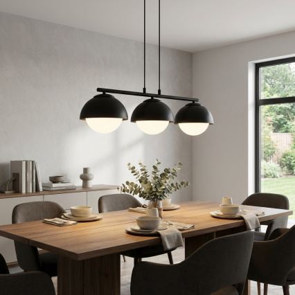 BRILAGI - Hanglamp aan kabel COSMO 3xE27/60W/230V zwart