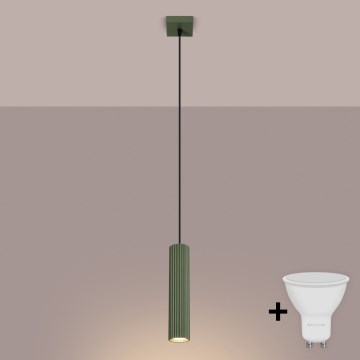 Brilagi - Hanglamp aan kabel CRESTO 1xGU10/10W/230V groen