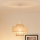 Brilagi - Hanglamp aan kabel DALLAS 1xE27/15W/230V Ø 30 cm bruin/crème/wit