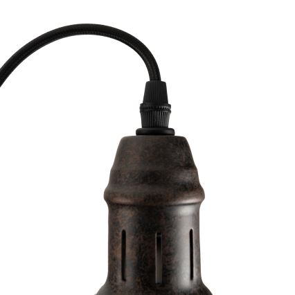 BRILAGI - Hanglamp aan kabel FORGE 1xE27/60W/230V Ø 22 cm bruin