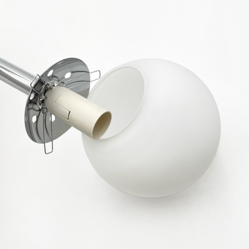 Brilagi - Hanglamp aan kabel MALONY 6xE14/20W/230V glanzend chroom