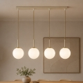 BRILAGI - Hanglamp aan kabel MILO 4xE27/60W/230V beige/goud