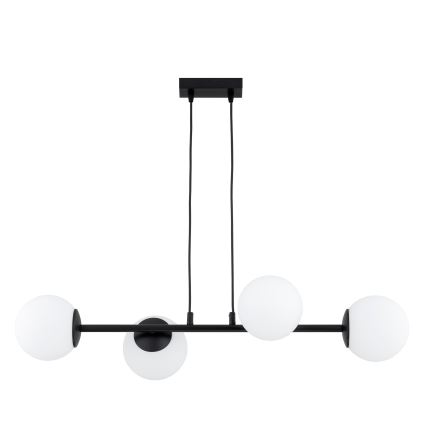 Brilagi - Hanglamp aan kabel MILO 4xE27/60W/230V zwart