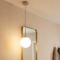Brilagi - Hanglamp aan kabel MILO ECRU 1xE27/60W/230V beige/goud