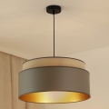 Brilagi - Hanglamp aan kabel OREGON VEGE 1xE27/15W/230V Ø 45 cm grijs