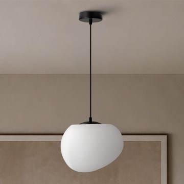 BRILAGI - Hanglamp aan kabel PEBBLES 1xE27/40W/230V Ø 25 cm zwart