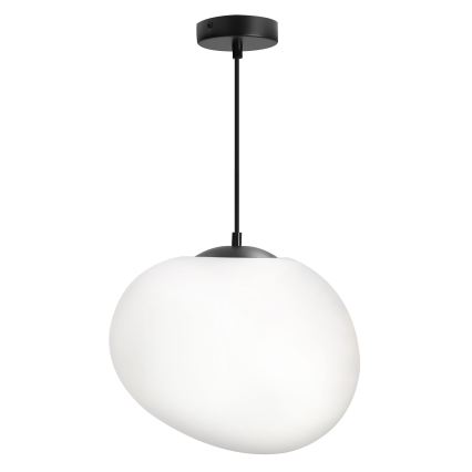 BRILAGI - Hanglamp aan kabel PEBBLES 1xE27/40W/230V Ø 25 cm zwart