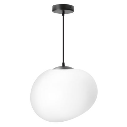 BRILAGI - Hanglamp aan kabel PEBBLES 1xE27/40W/230V Ø 30 cm zwart
