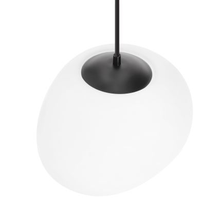 BRILAGI - Hanglamp aan kabel PEBBLES 1xE27/40W/230V Ø 30 cm zwart