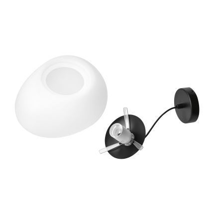 BRILAGI - Hanglamp aan kabel PEBBLES 1xE27/40W/230V Ø 30 cm zwart