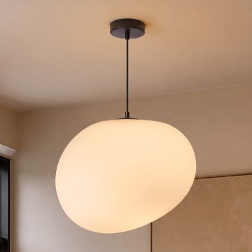 BRILAGI - Hanglamp aan kabel PEBBLES 1xE27/40W/230V Ø 40 cm zwart