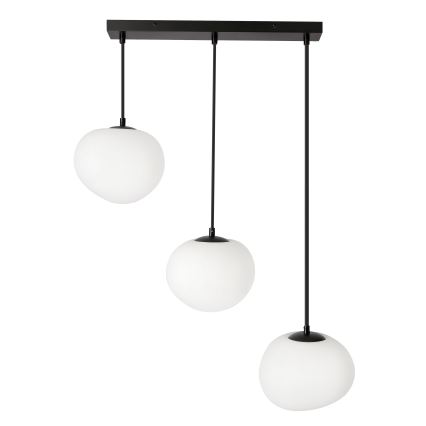 BRILAGI - Hanglamp aan kabel PEBBLES 3xE27/40W/230V zwart