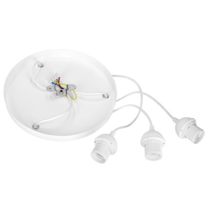 Brilagi - Hanglamp aan kabel RESNA 3xE27/60W/230V Ø 45 cm beige/zwart