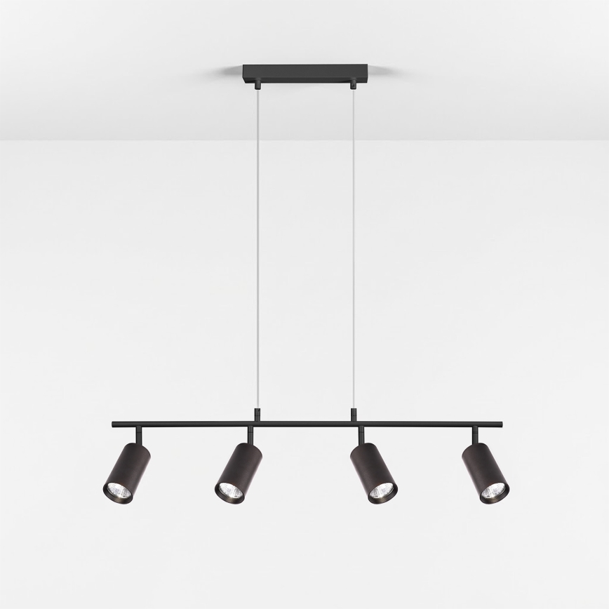 Brilagi - Hanglamp aan kabel SELE 4xGU10/30W/230V zwart