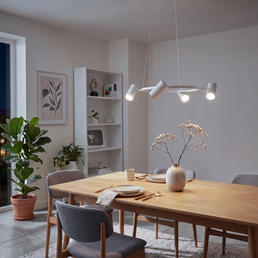 BRILAGI - Hanglamp aan kabel SELE 6xGU10/30W/230V wit