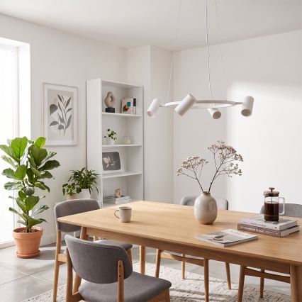 BRILAGI - Hanglamp aan kabel SELE 6xGU10/30W/230V wit