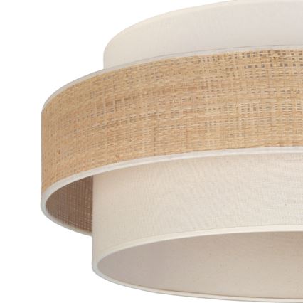 Brilagi - Hanglamp aan kabel SPACE 1xE27/60W/230V Ø 40 cm beige/crème