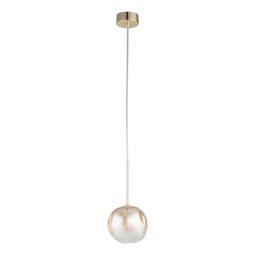 Brilagi - Hanglamp aan kabel VULCANO 1xG9/8W/230V goud/rookbeige