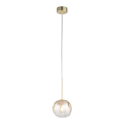 Brilagi - Hanglamp aan kabel VULCANO 1xG9/8W/230V goud/rookbeige