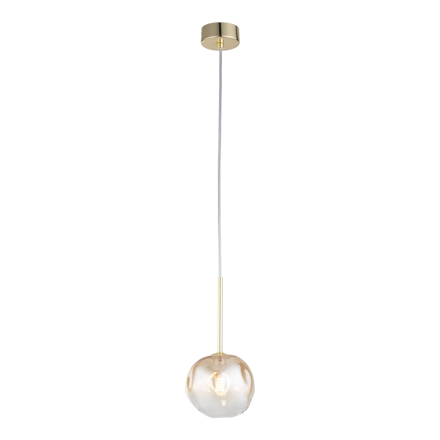 Brilagi - Hanglamp aan kabel VULCANO 1xG9/8W/230V goud/rookbeige