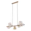 Brilagi - Hanglamp aan kabel VULCANO 7xG9/8W/230V beige/rookkleurig beige