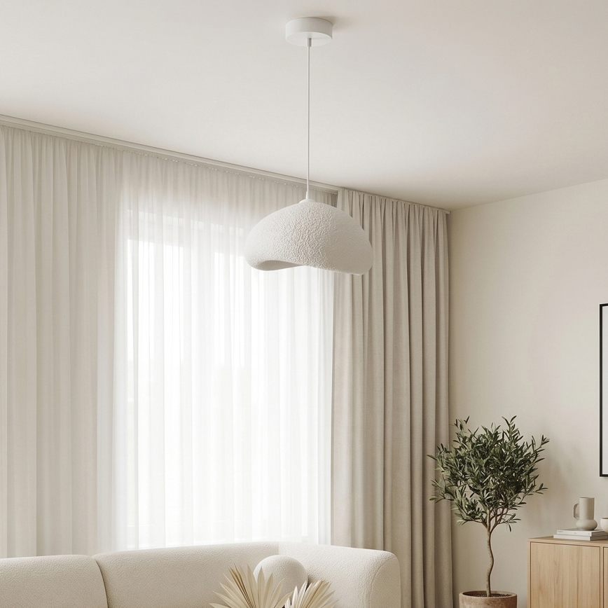 Brilagi - Hanglamp aan kabel WABI SABI 1xE27/40W/230V Ø 35 cm wit