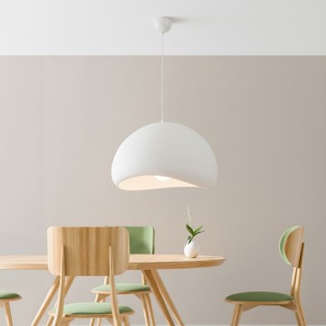 Brilagi - Hanglamp aan kabel WABI SABI 1xE27/40W/230V Ø 50 cm wit