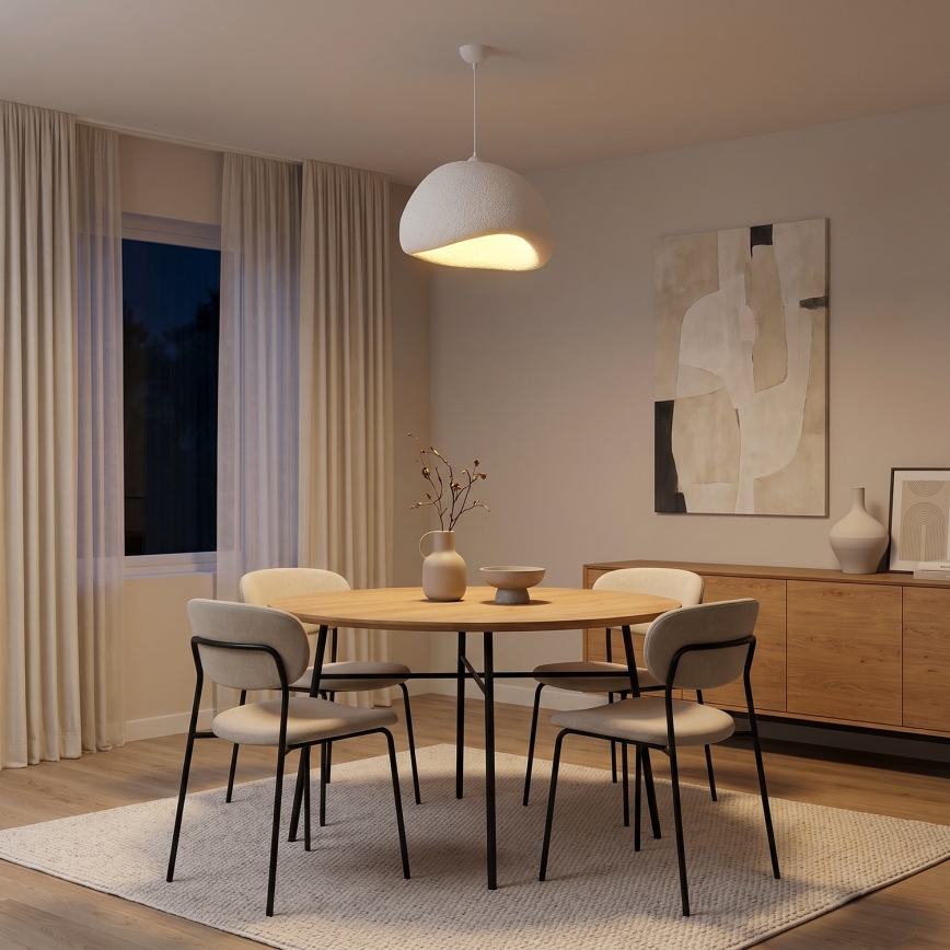 Brilagi - Hanglamp aan kabel WABI SABI 1xE27/40W/230V Ø 50 cm wit