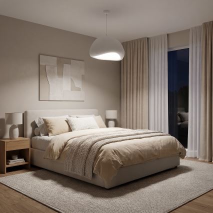 Brilagi - Hanglamp aan kabel WABI SABI 1xE27/40W/230V Ø 50 cm wit