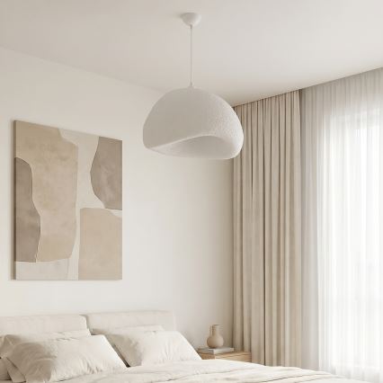 Brilagi - Hanglamp aan kabel WABI SABI 1xE27/40W/230V Ø 50 cm wit