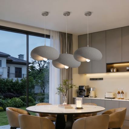 BRILAGI - Hanglamp aan kabel WABI SABI 1xE27/60W/230V Ø 40 cm grijs