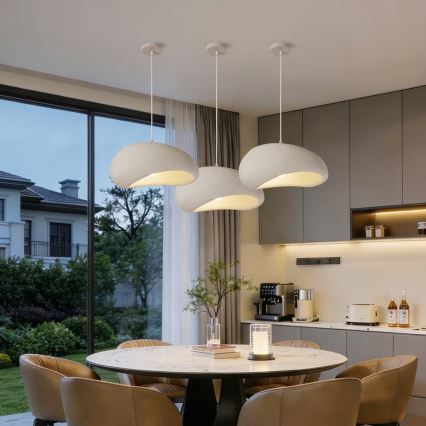 BRILAGI - Hanglamp aan kabel WABI SABI 1xE27/60W/230V Ø 40 cm wit