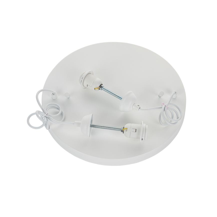 Brilagi - Hanglamp aan kabel WABI SABI 2xE27/40W/230V Ø 45 cm wit