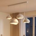 BRILAGI - Hanglamp aan kabel WABI SABI 4xE27/40W/230V wit