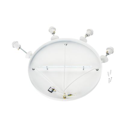 Brilagi - Hanglamp aan kabel WABI SABI 4xE27/40W/230V Ø 90 cm wit