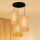 Brilagi - Hanglamp aan kabel WINNETOU TUBES 3xE27/15W/230V bruin/zwart