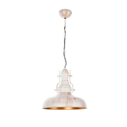 Brilagi - Hanglamp aan ketting PYRONIC 1xE27/40W/230V Ø 32 cm crème/patina