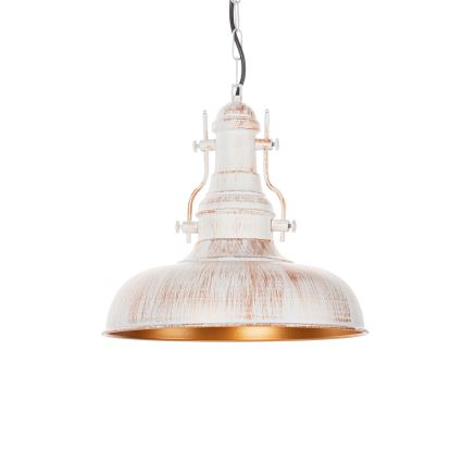 Brilagi - Hanglamp aan ketting PYRONIC 1xE27/40W/230V Ø 32 cm crème/patina