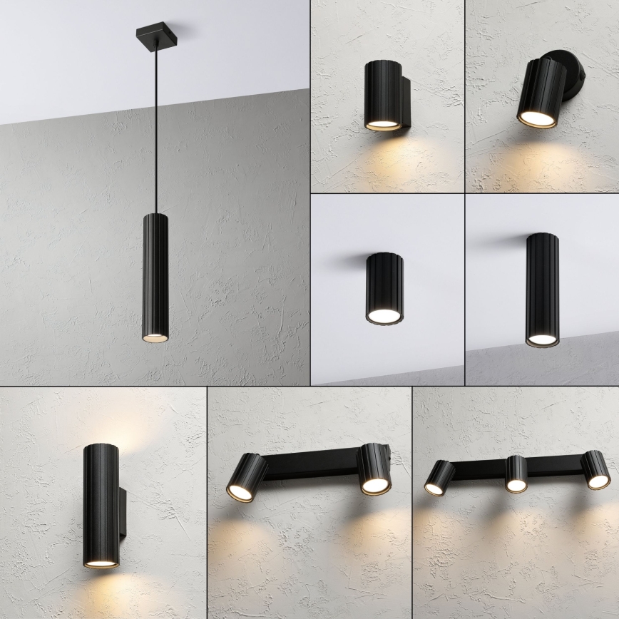 Brilagi - Hanglamp aan snoer CRISPINA 1xGU10/10W/230V zwart