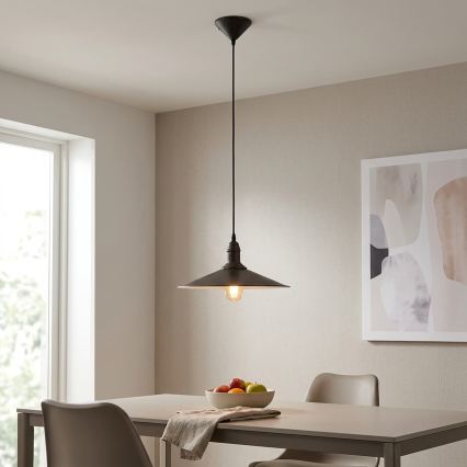 BRILAGI - Hanglamp aan snoer FORGE 1xE27/60W/230V Ø 36 cm bruin
