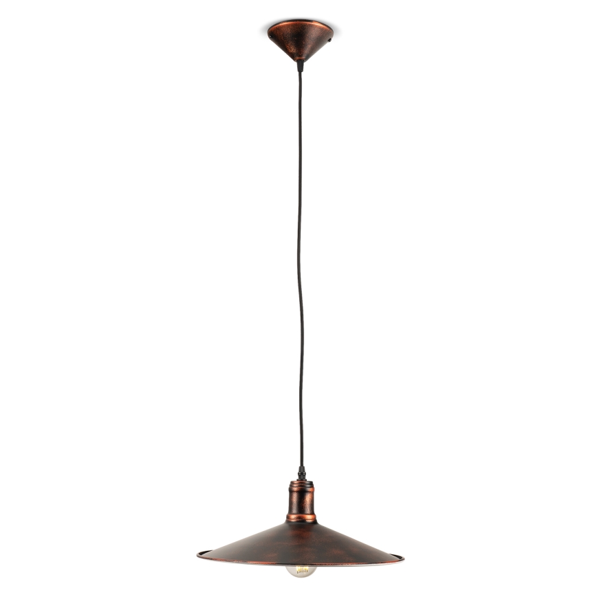 BRILAGI - Hanglamp aan snoer FORGE 1xE27/60W/230V Ø 36 cm bruin