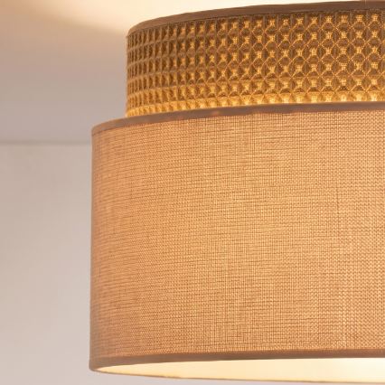 Brilagi - Hanglamp aan snoer PADOVA 1xE27/60W/230V Ø 40 cm beige