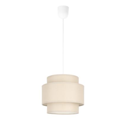 Brilagi - Hanglamp aan snoer RESNA 1xE27/60W/230V Ø 20 cm beige