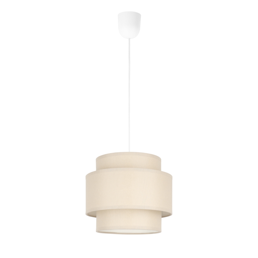 Brilagi - Hanglamp aan snoer RESNA 1xE27/60W/230V Ø 20 cm beige