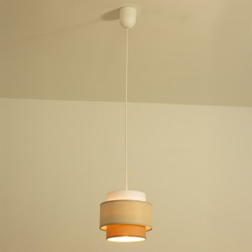Brilagi - Hanglamp aan snoer RESNA 1xE27/60W/230V Ø 20 cm crème/beige